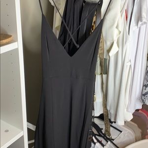black long dress